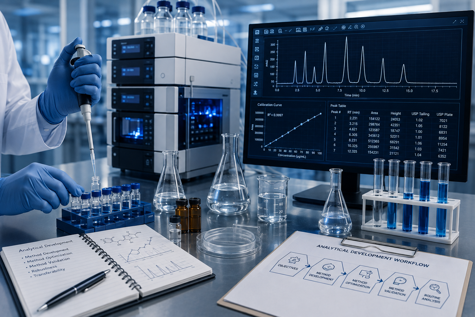 Analytical development and validation laboratory