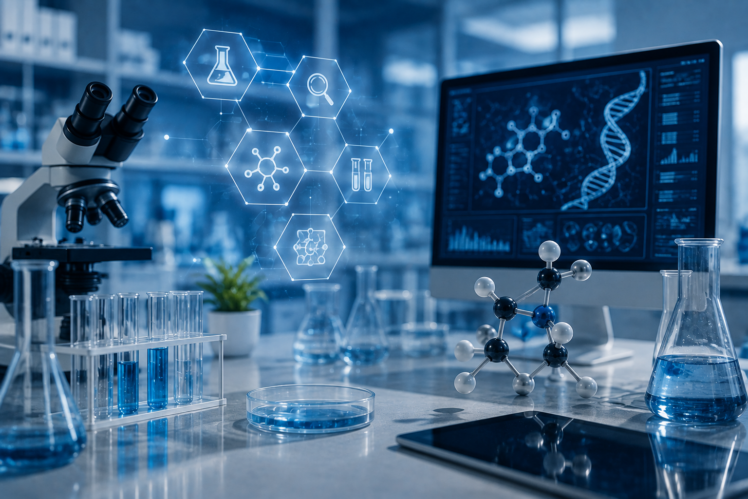Contract research services laboratory and manufacturing support